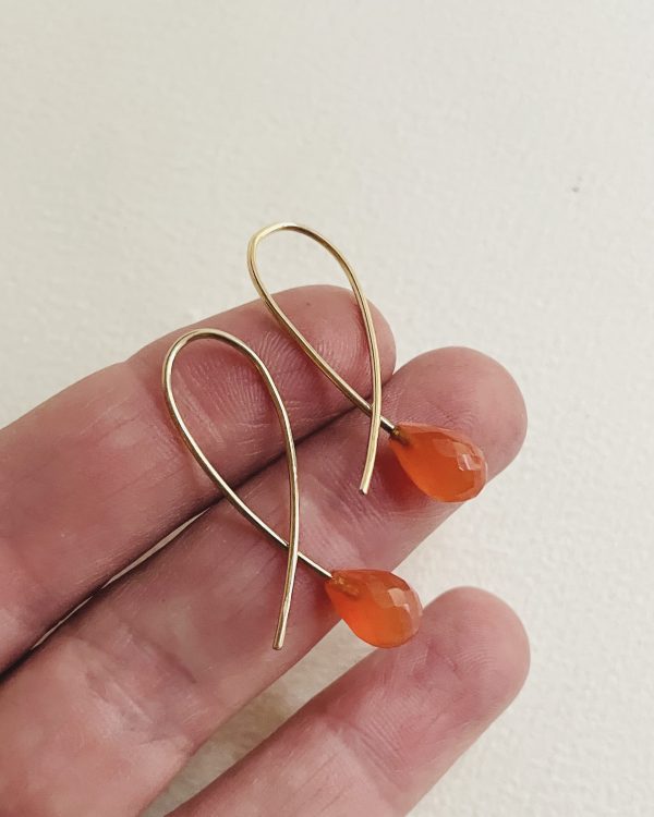 LOOP Carnelian earrings - Image 2